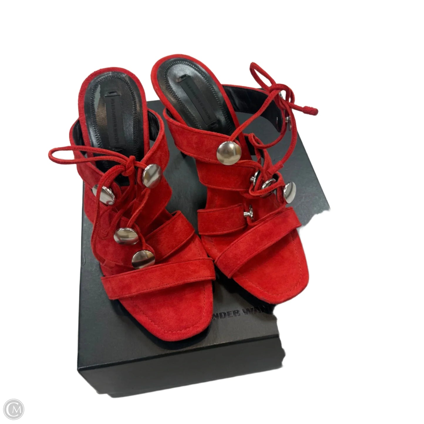 Shoes Luxury Designer By Alexander Wang In Red, Size: 8