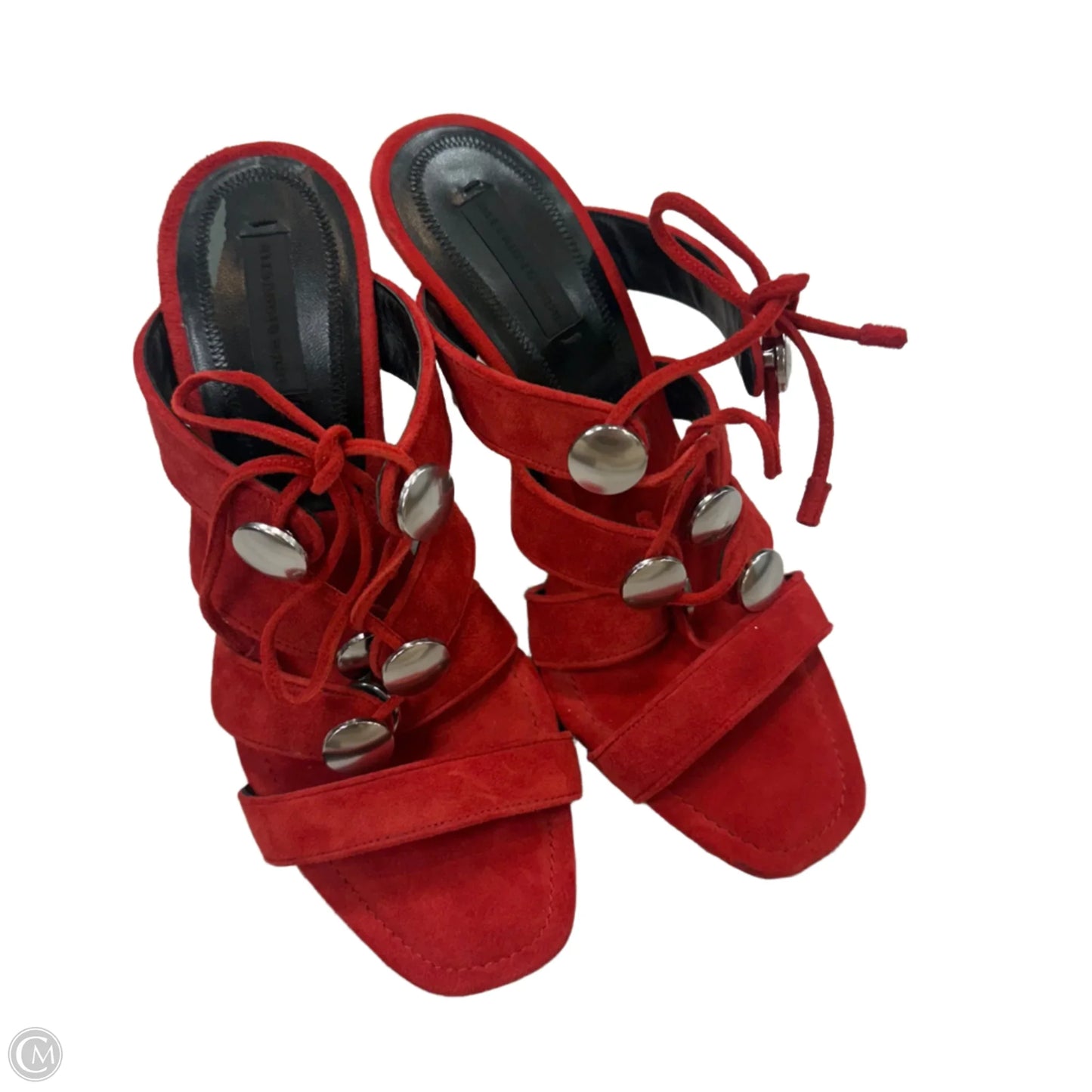 Shoes Luxury Designer By Alexander Wang In Red, Size: 8