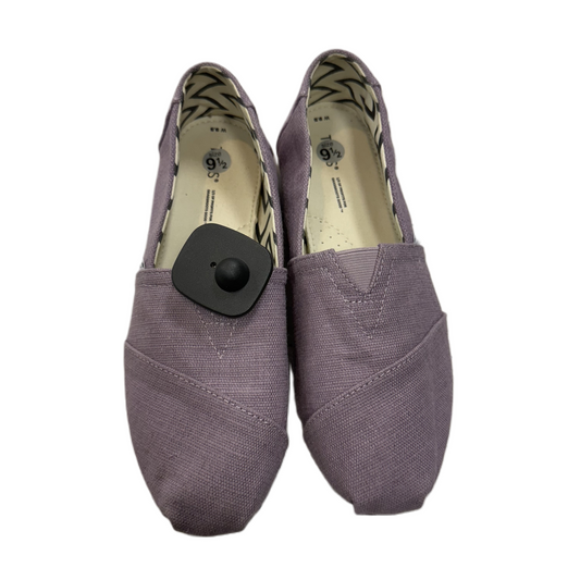 Shoes Flats By Toms In Purple, Size: 9.5