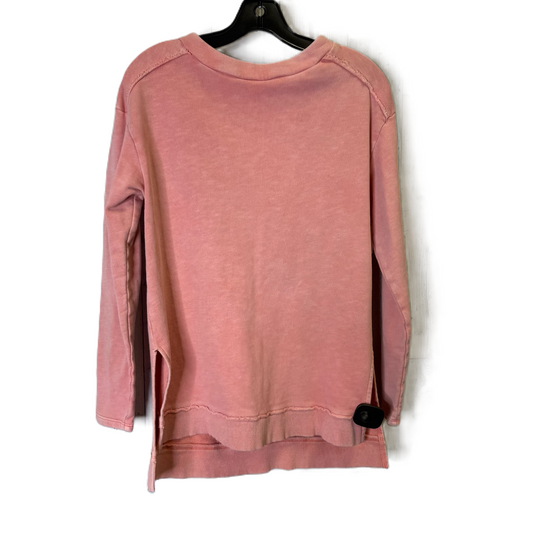 Sweatshirt Crewneck By Pilcro In Pink, Size: Xs