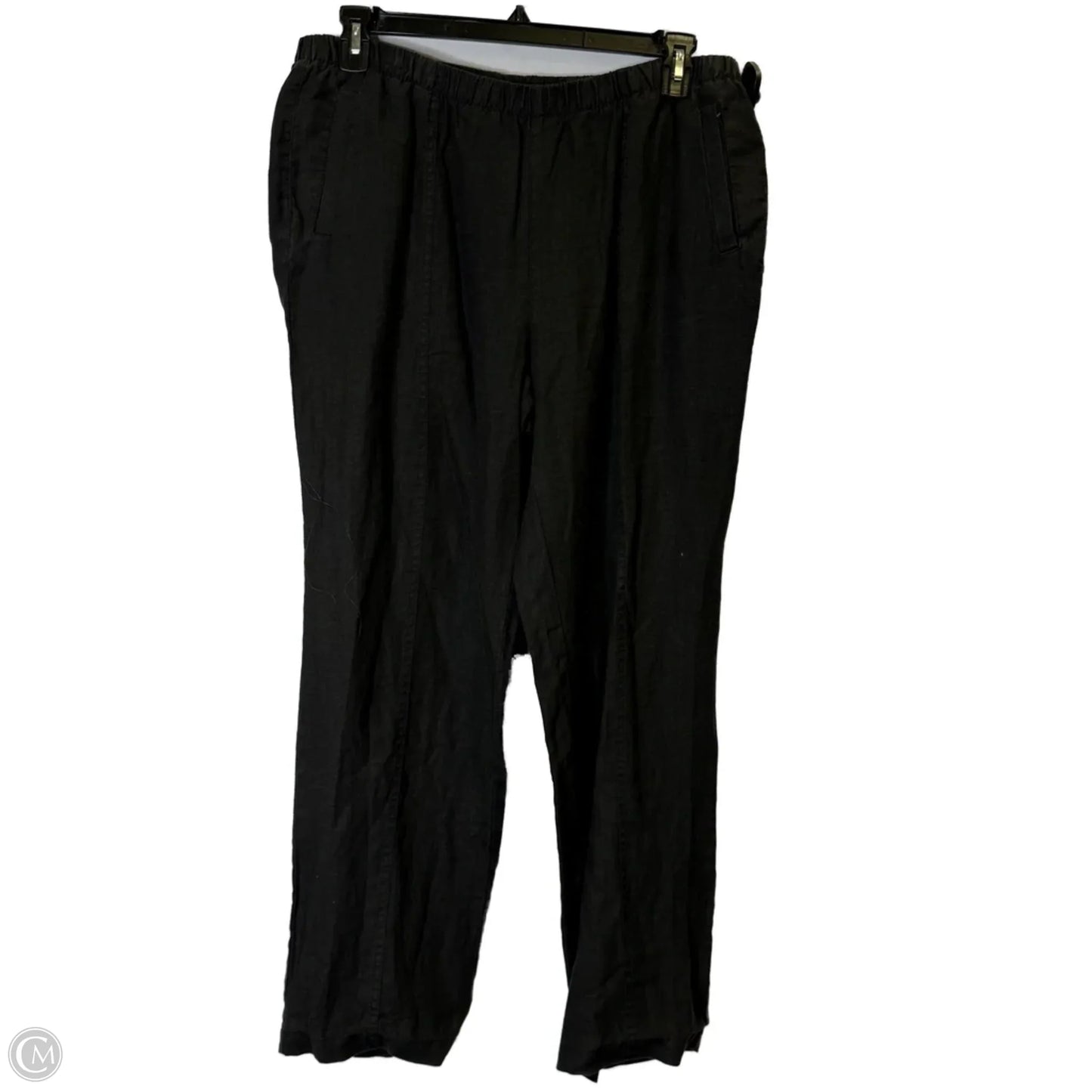 Pants Linen By Chicos In Black, Size: 2x