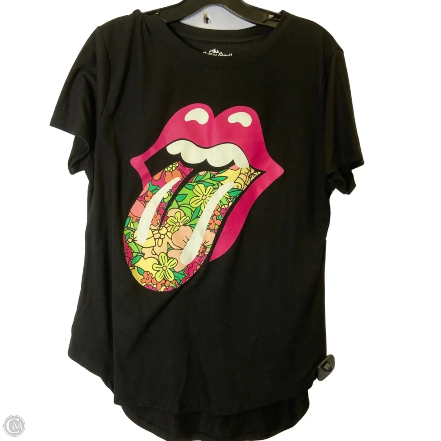 Top Short Sleeve By Clothes Mentor In Black, Size: Xl