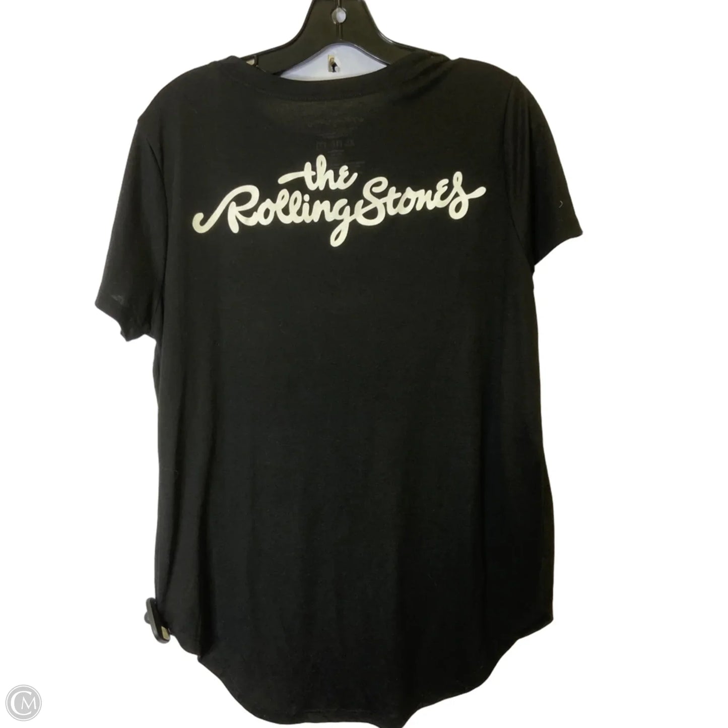 Top Short Sleeve By Clothes Mentor In Black, Size: Xl