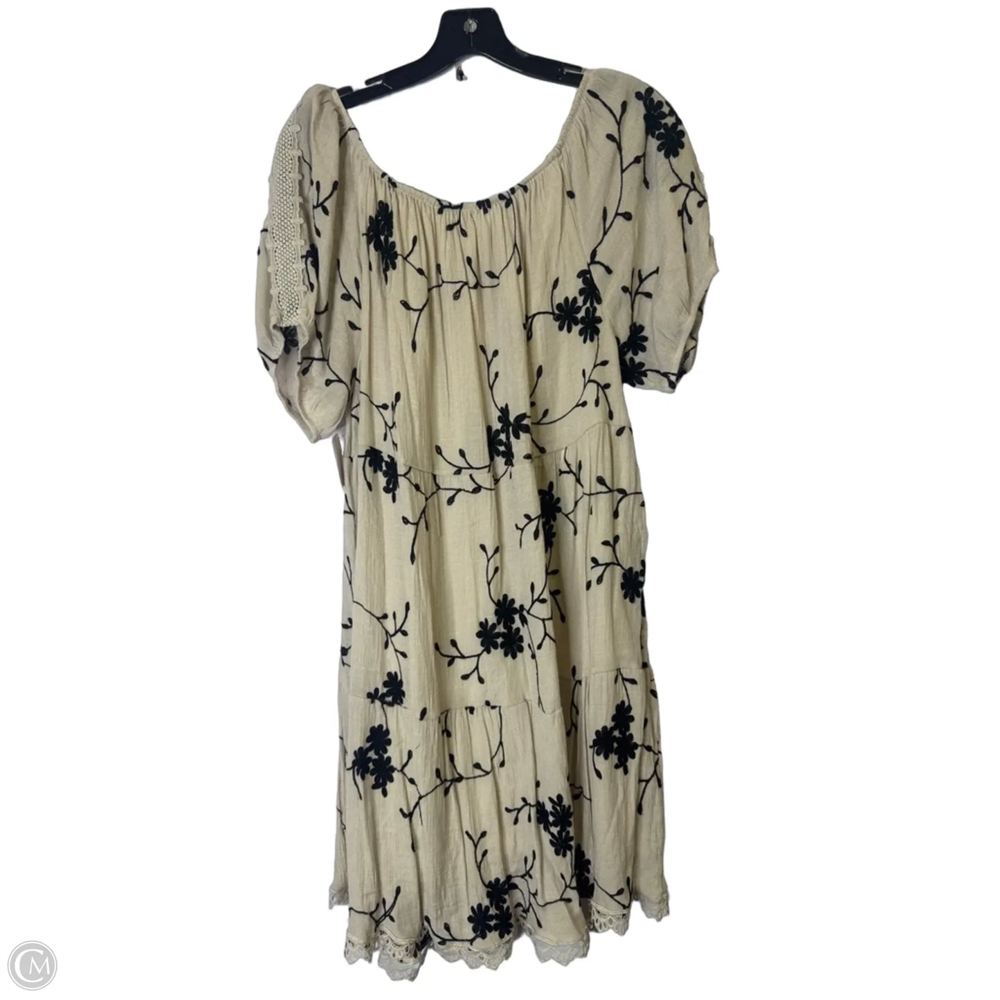 Dress Casual Short By Clothes Mentor In Taupe, Size: 2x