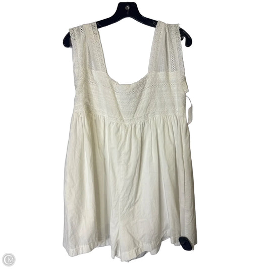 Romper By Mable In White, Size: L