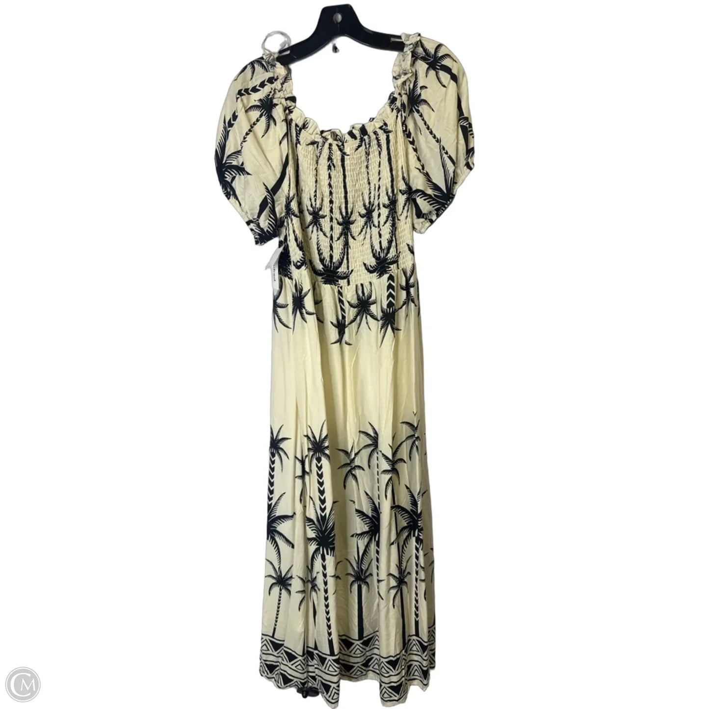 Dress Casual Short By Clothes Mentor In Cream, Size: 2x