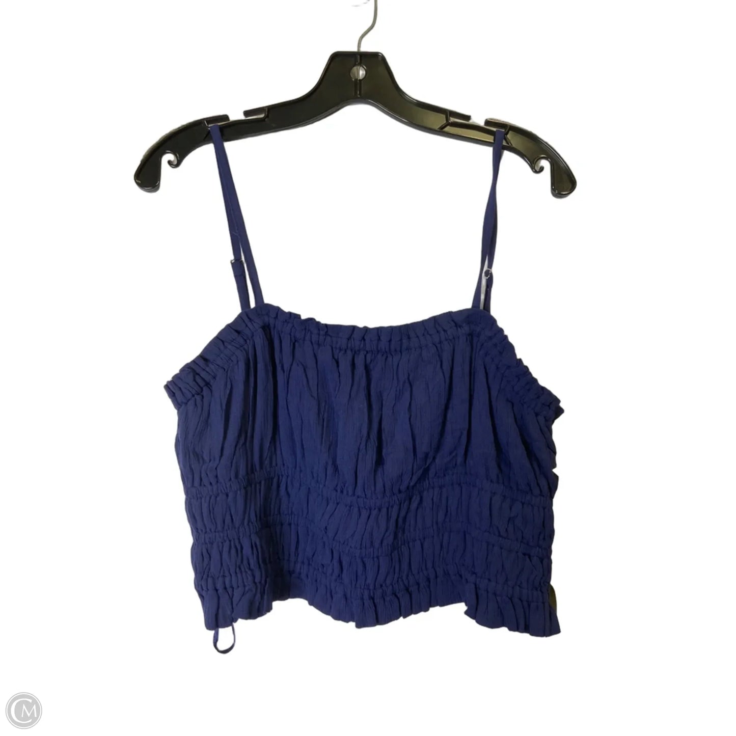 Top Sleeveless By Japna In Navy, Size: L