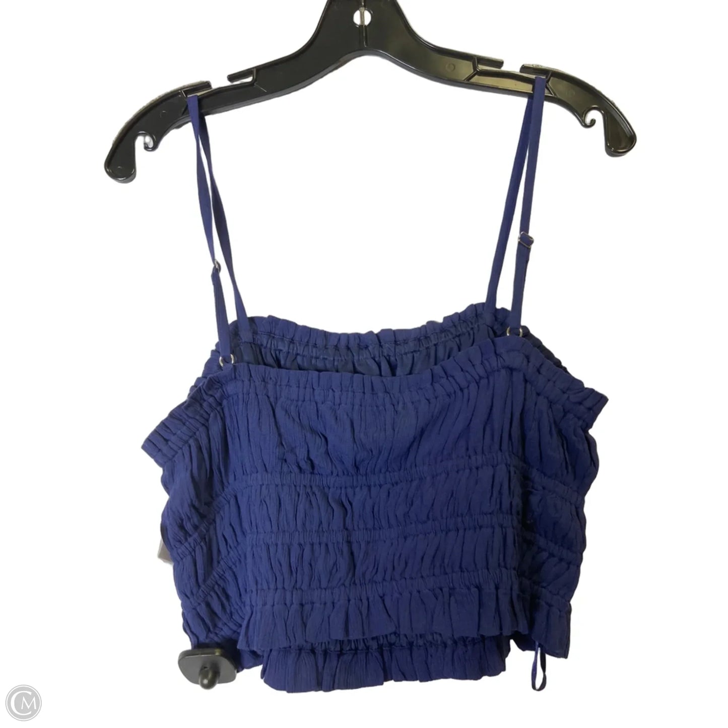 Top Sleeveless By Japna In Navy, Size: L