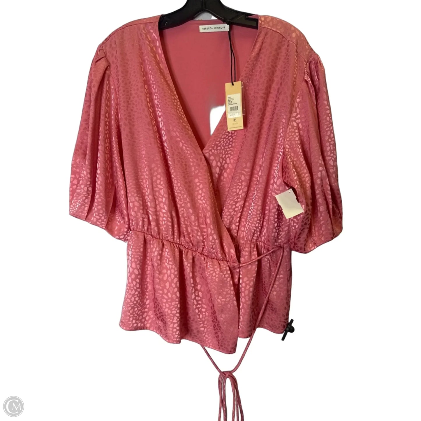 Top Short Sleeve By Cmc In Pink, Size: Xl