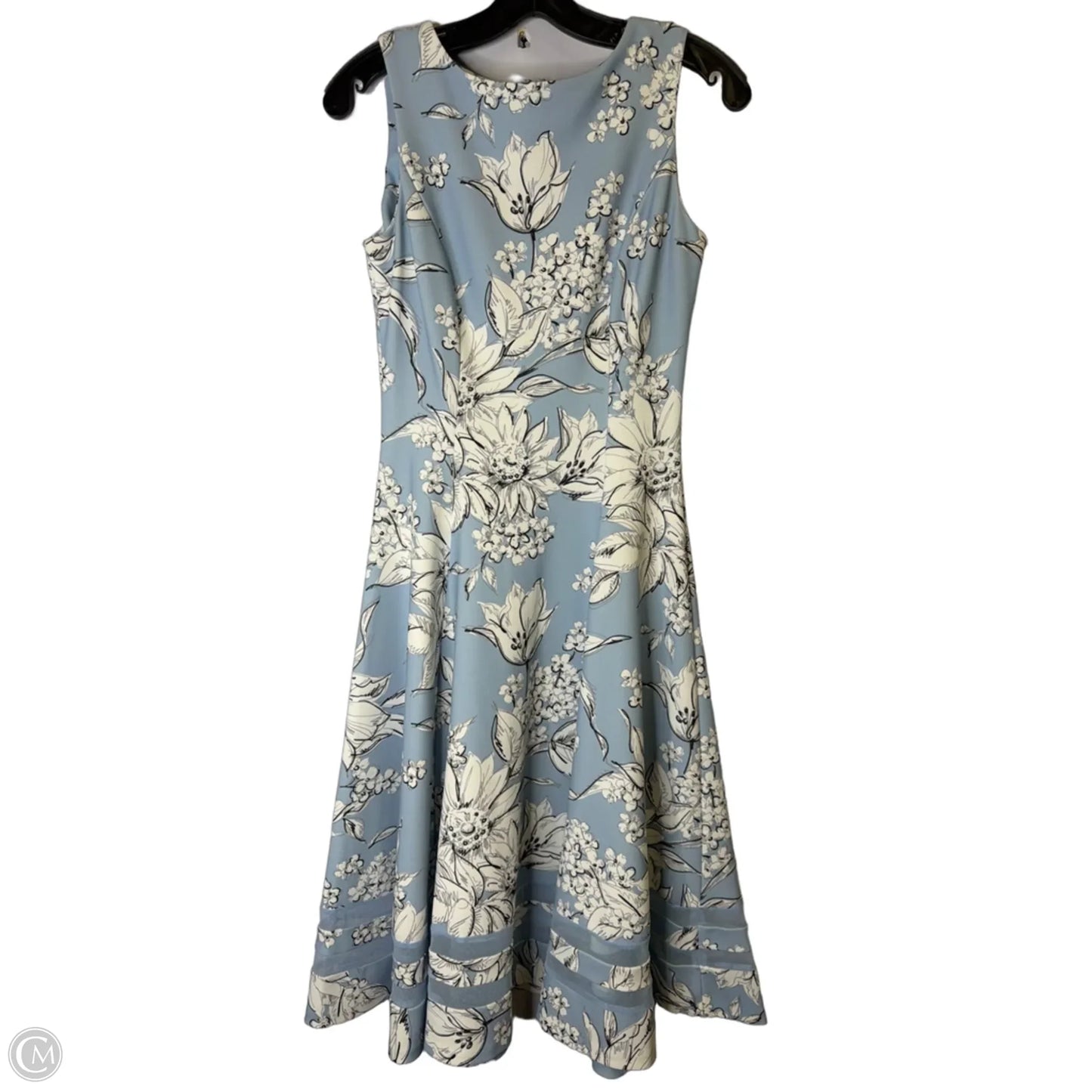 Dress Work By Calvin Klein In Blue, Size: 2
