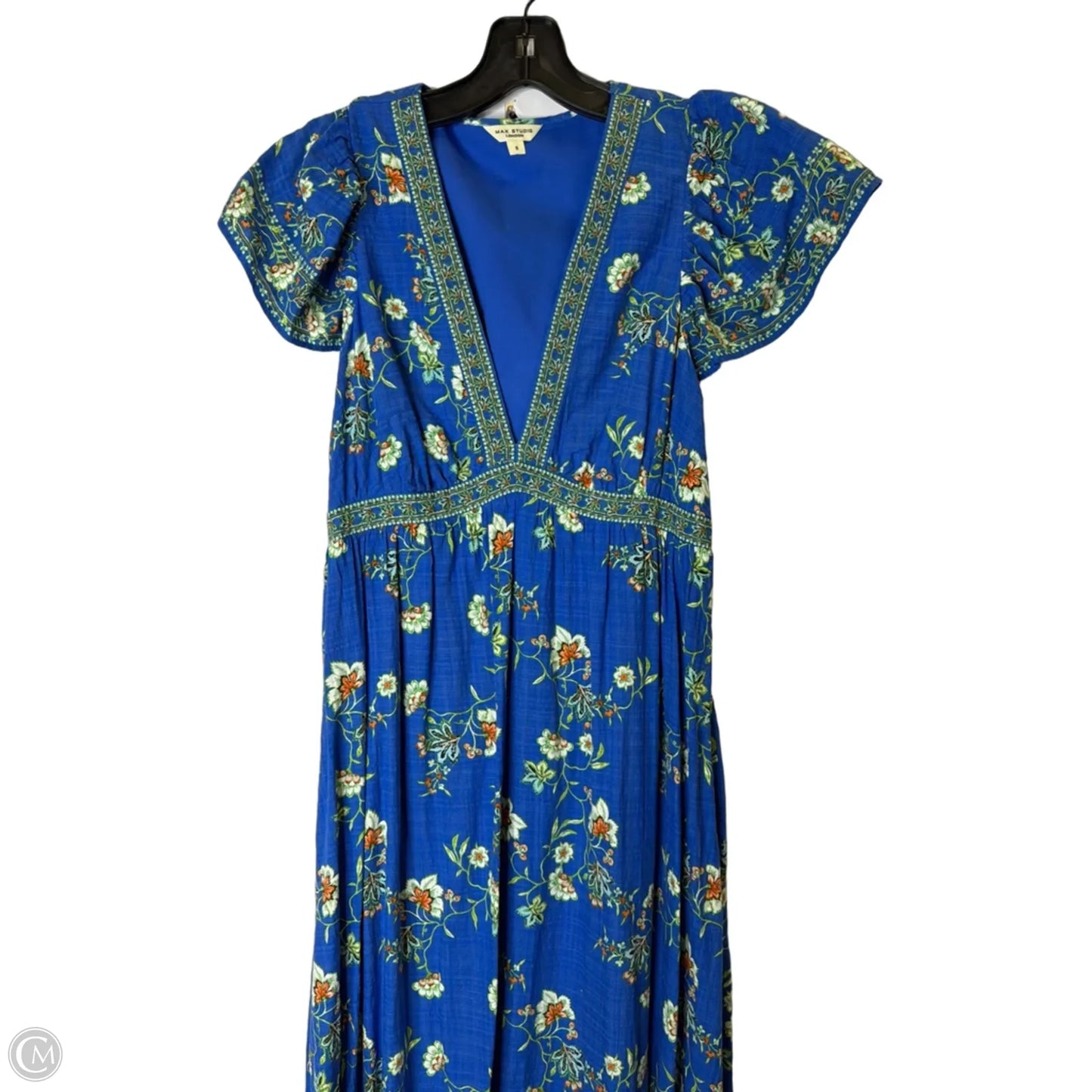 Dress Casual Maxi By Max Studio In Blue, Size: S