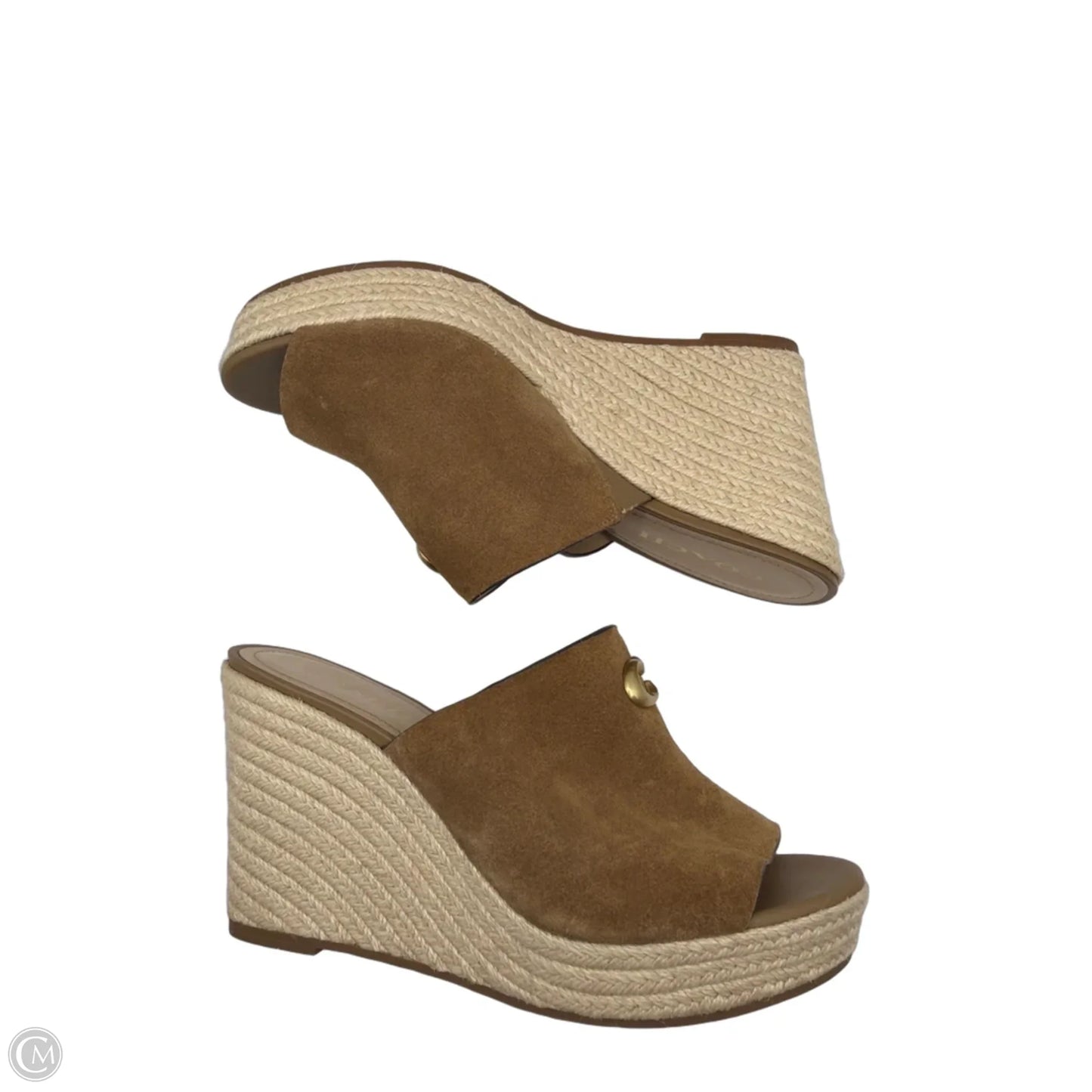 Shoes Designer By Coach In Tan, Size: 10