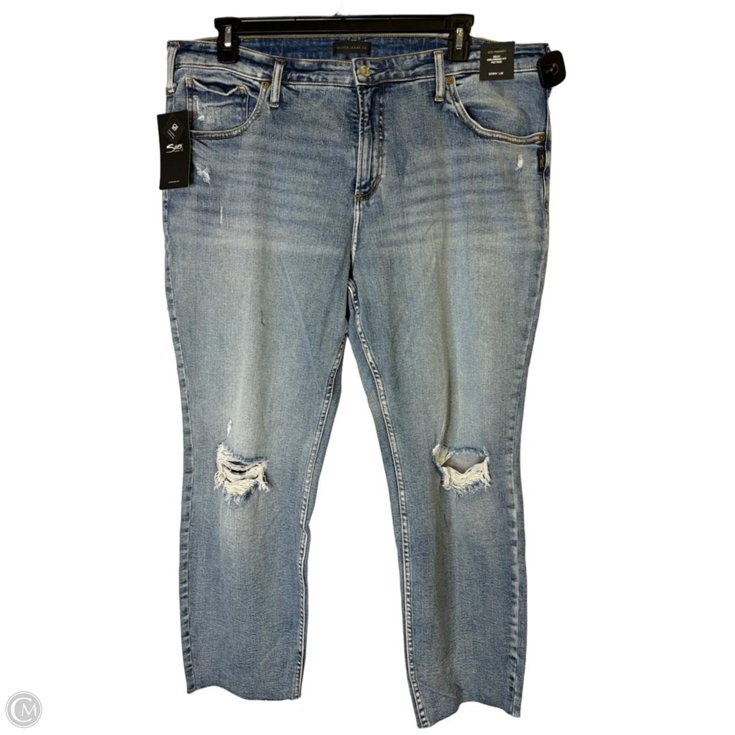 Jeans Straight By Clothes Mentor In Blue Denim, Size: 18