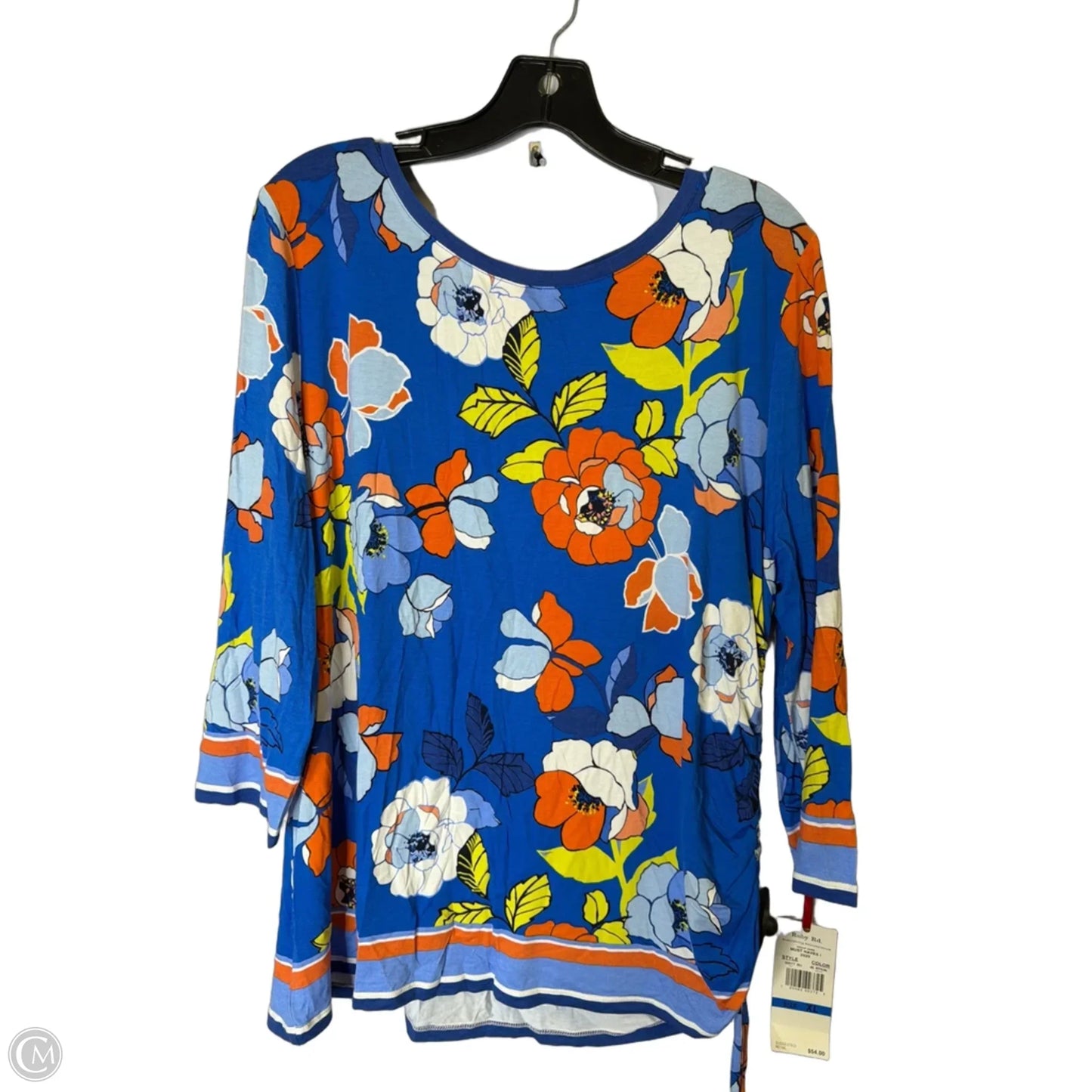 Top Short Sleeve By Ruby Rd In Blue, Size: Xl