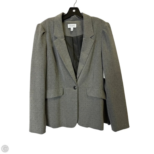 Blazer By Elle In Grey, Size: 16