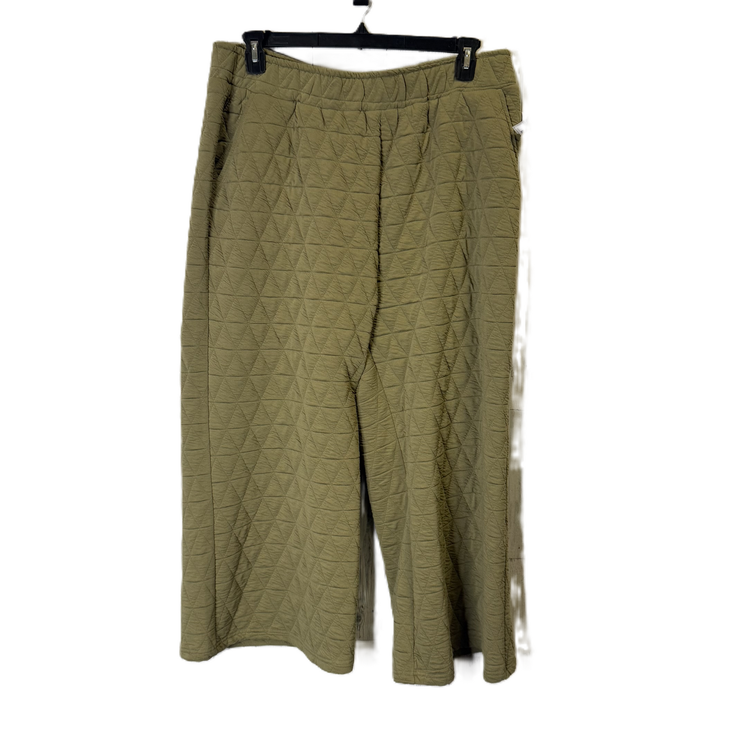 Pants Wide Leg By Clothes Mentor In Green, Size: 3x