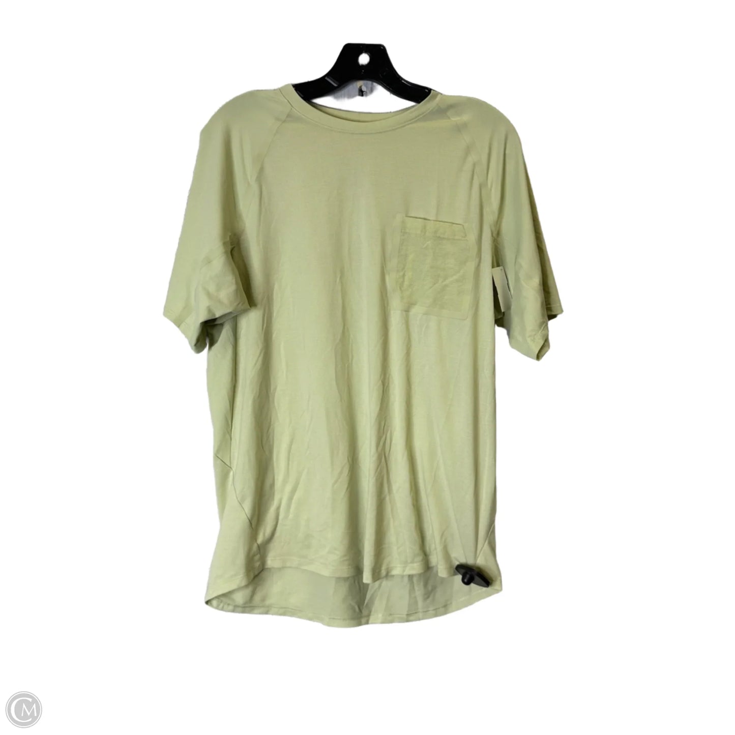 Athletic Top Short Sleeve By Lululemon In Green