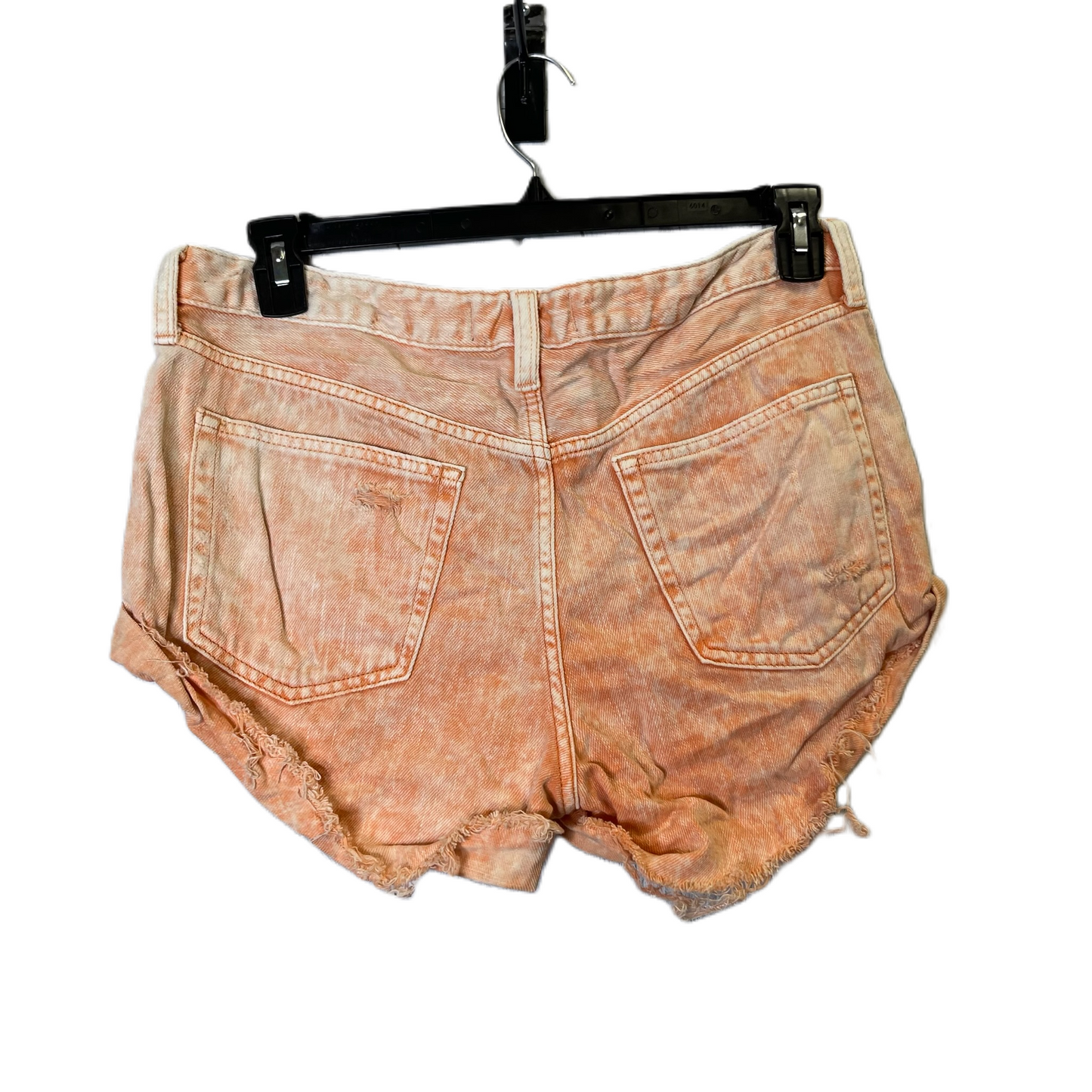 Orange Denim Shorts By Free People, Size: 8