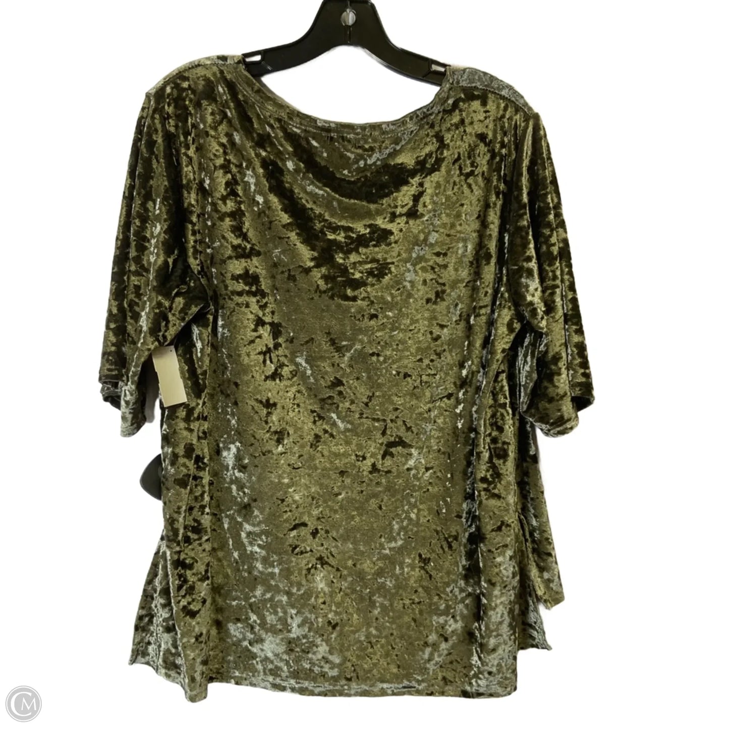 Top Short Sleeve By Pol In Green, Size: S