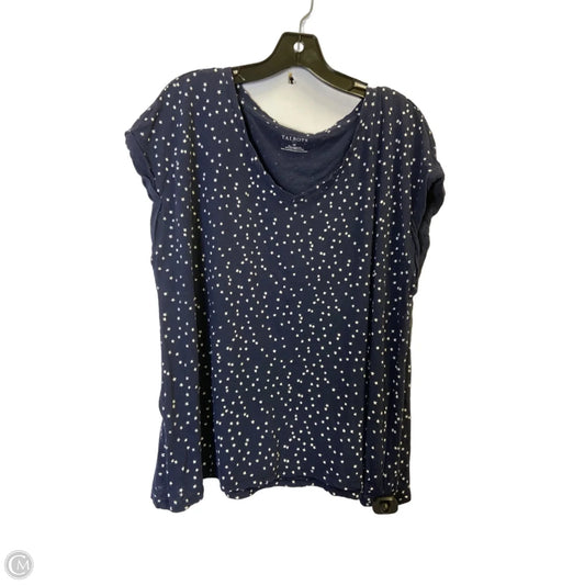 Top Short Sleeve By Talbots In Blue, Size: 2x