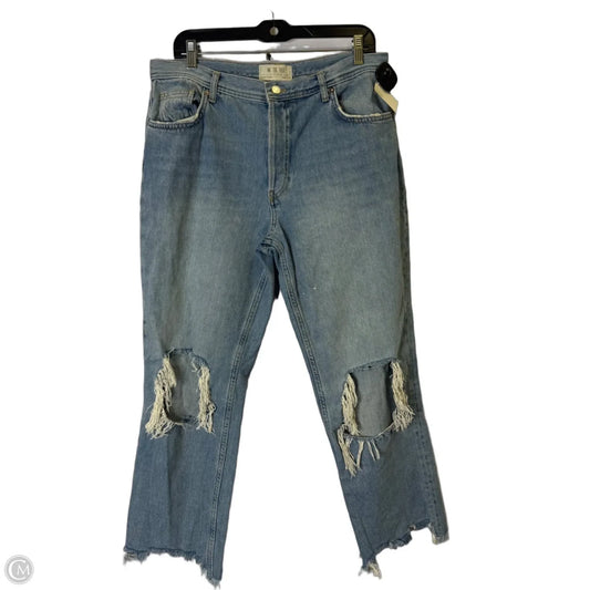 Jeans Straight By We The Free In Blue, Size: 10