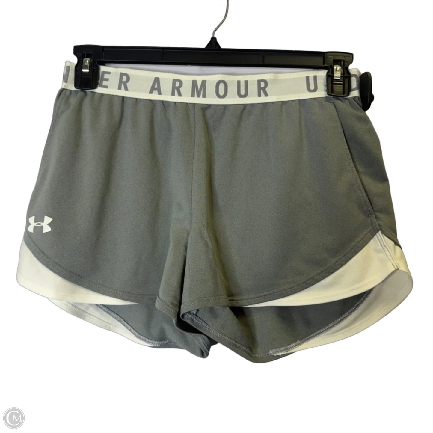 Athletic Shorts By Under Armour In Grey, Size: M