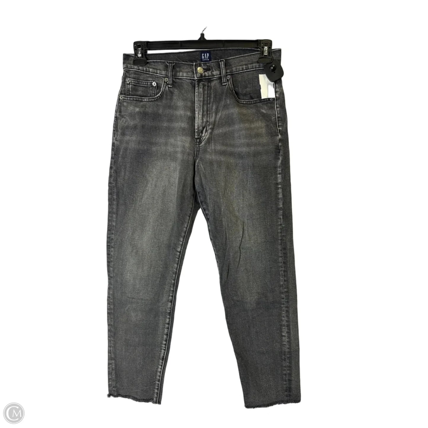 Jeans Straight By Gap In Black, Size: 8