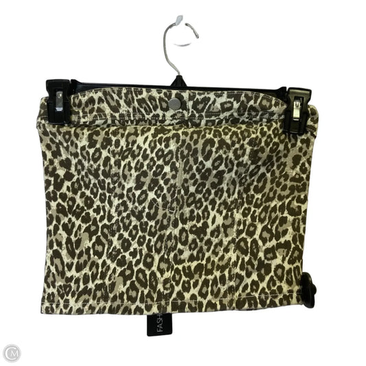 Top Sleeveless By Fashion Nova In Animal Print, Size: L