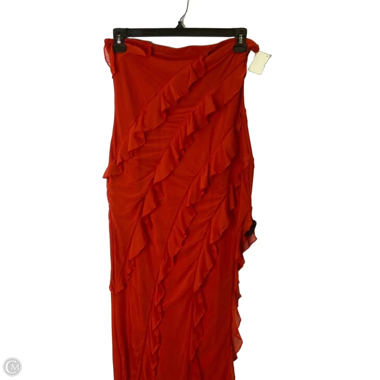 Dress Party Long By Clothes Mentor In Red, Size: 12