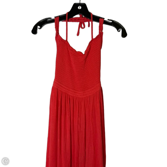 Dress Party Long By Clothes Mentor In Red, Size: Xl