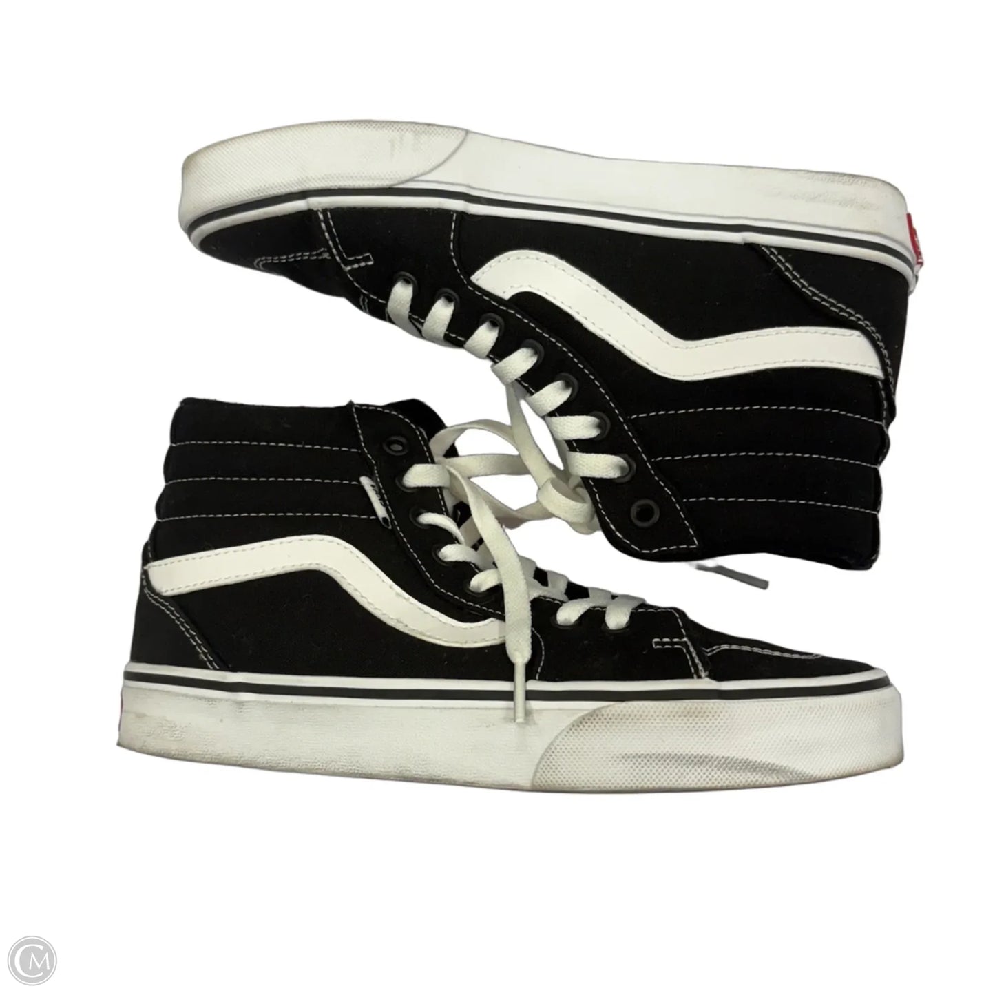 Shoes Sneakers By Vans In Black, Size: 8