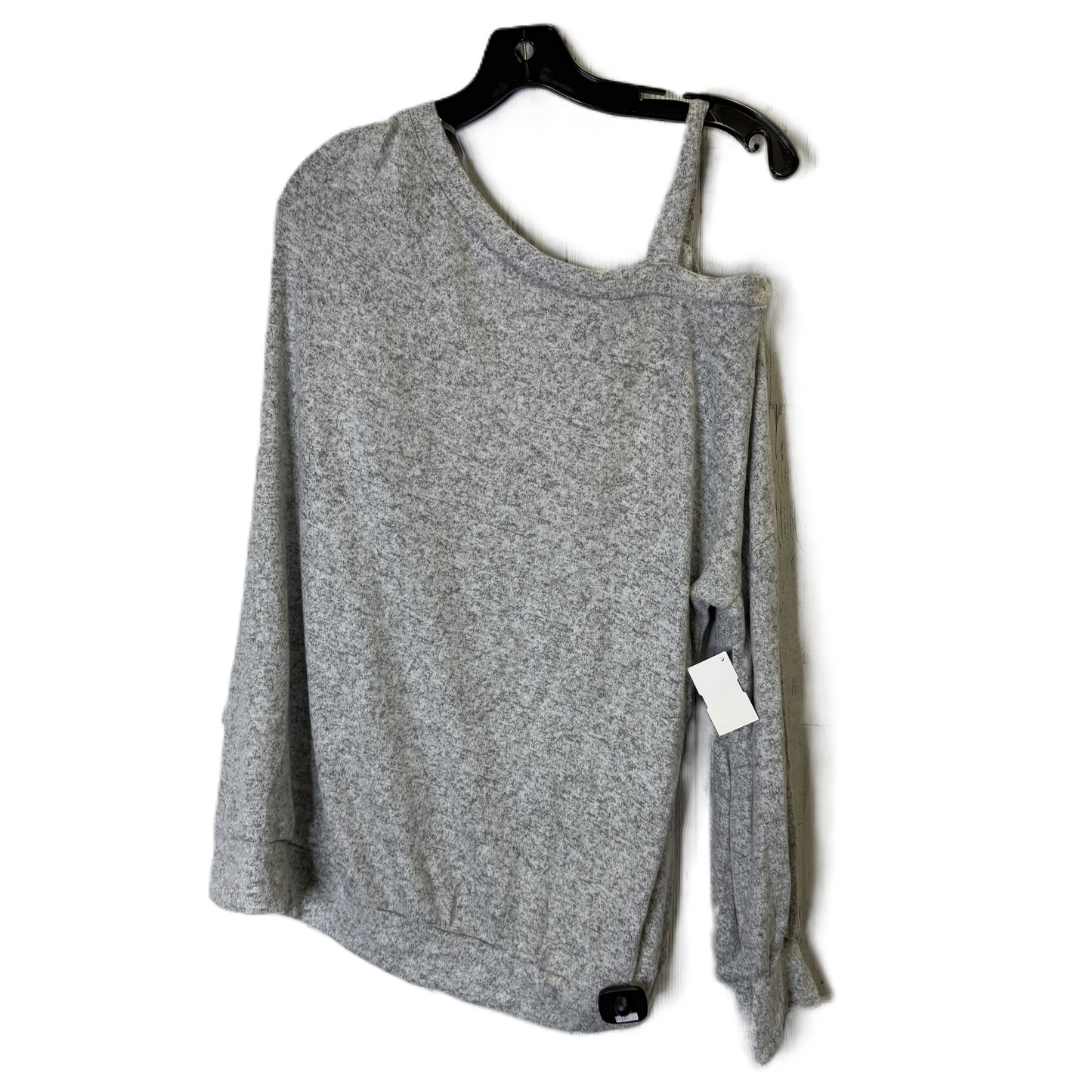 Top Long Sleeve Basic By White Birch In Grey, Size: Xl