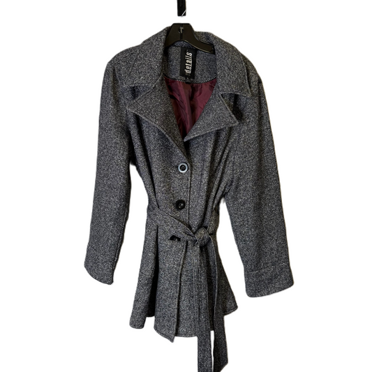 Coat Peacoat By Details In Black, Size: Xl