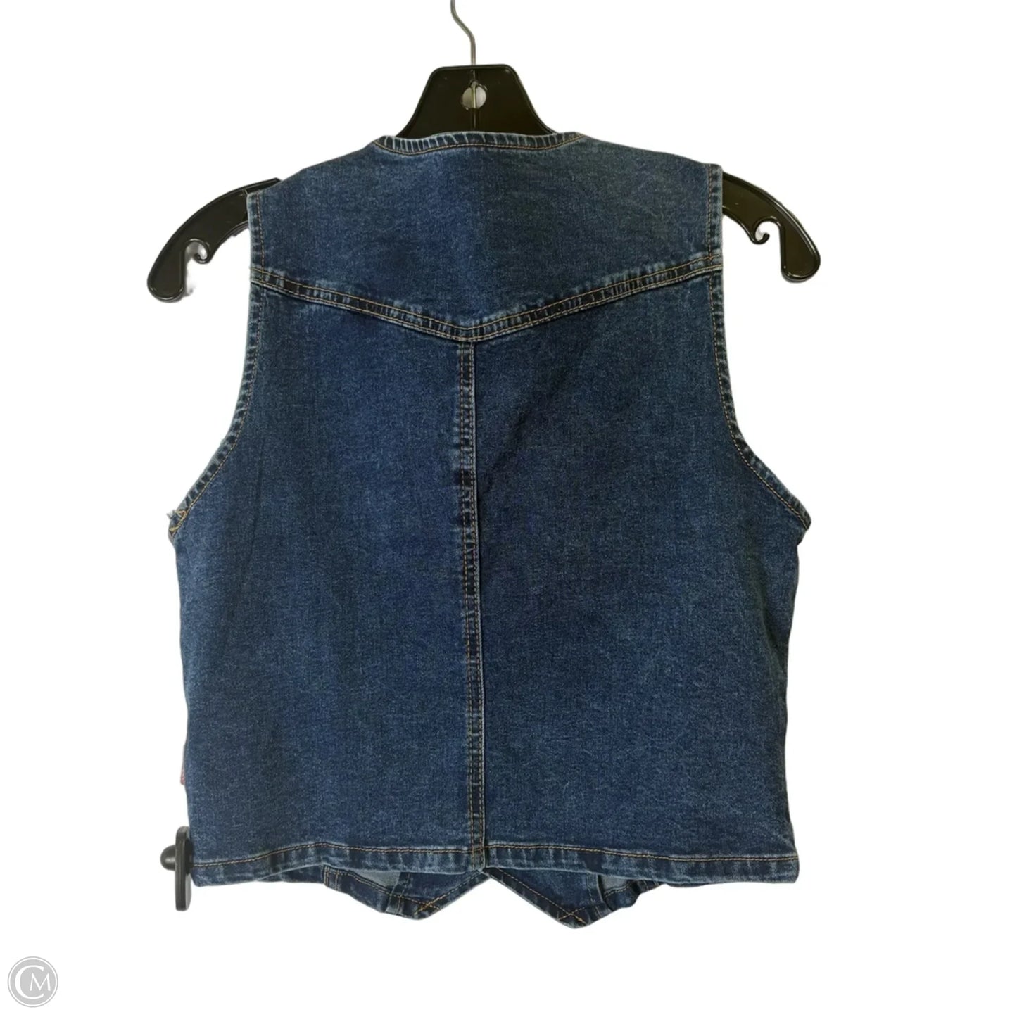 Vest Other By Clothes Mentor In Blue Denim, Size: S