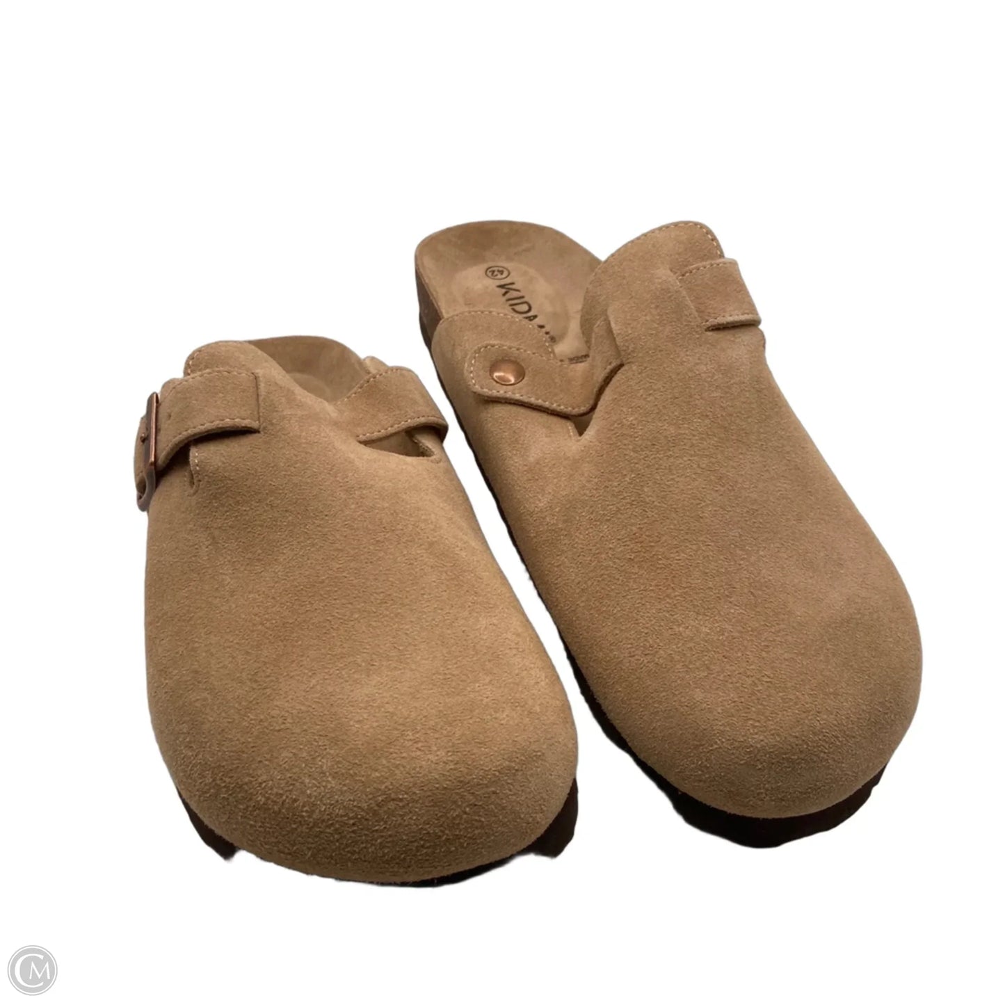 Shoes Flats By Clothes Mentor In Tan, Size: 12