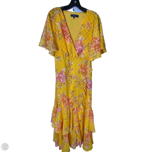 Dress Party Long By Rachel Roy In Yellow, Size: 6