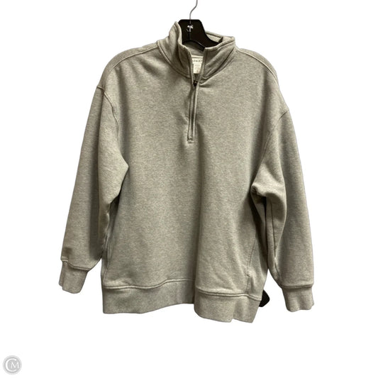 Athletic Sweatshirt Collar By Athleta In Grey, Size: S