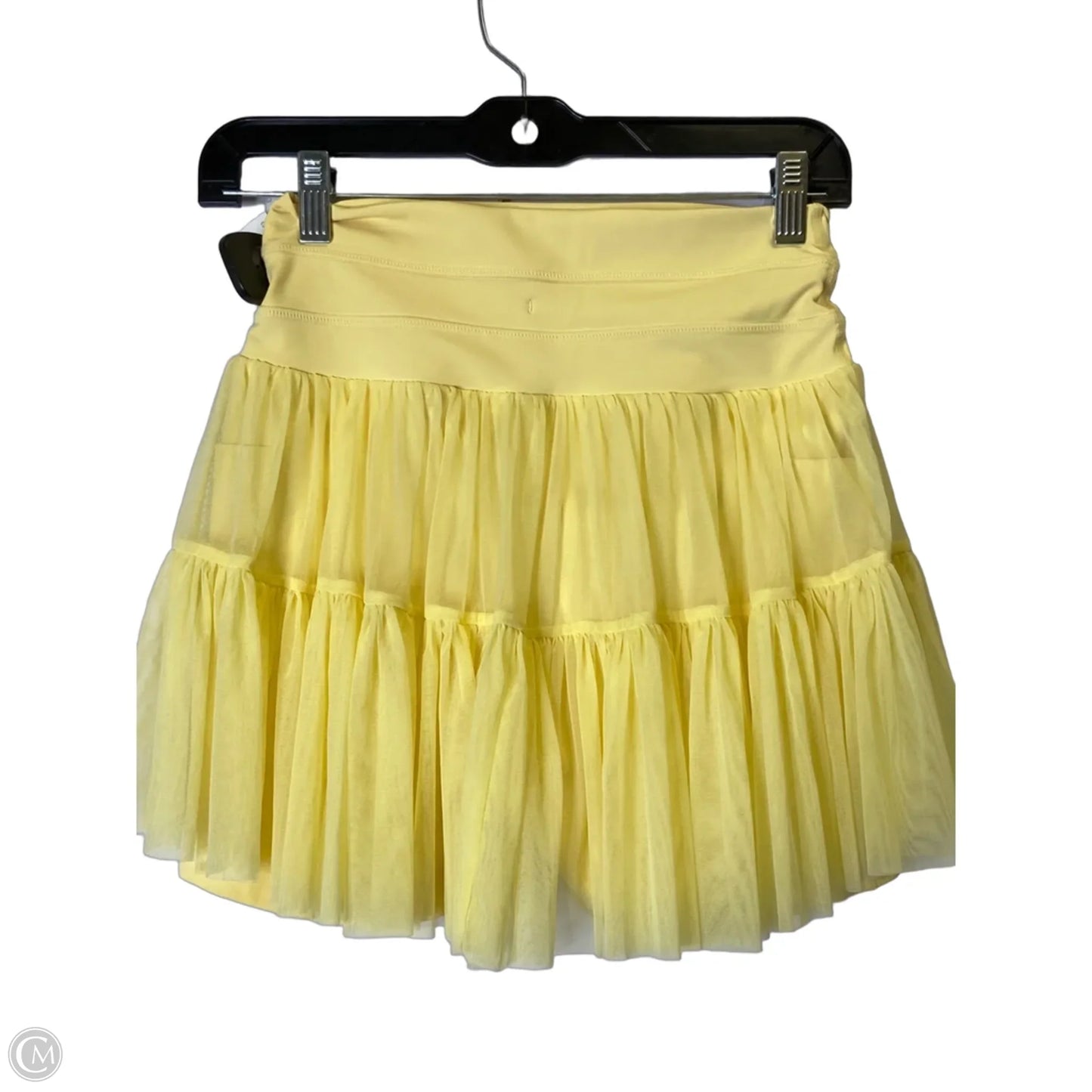 Skort By Clothes Mentor In Yellow, Size: S