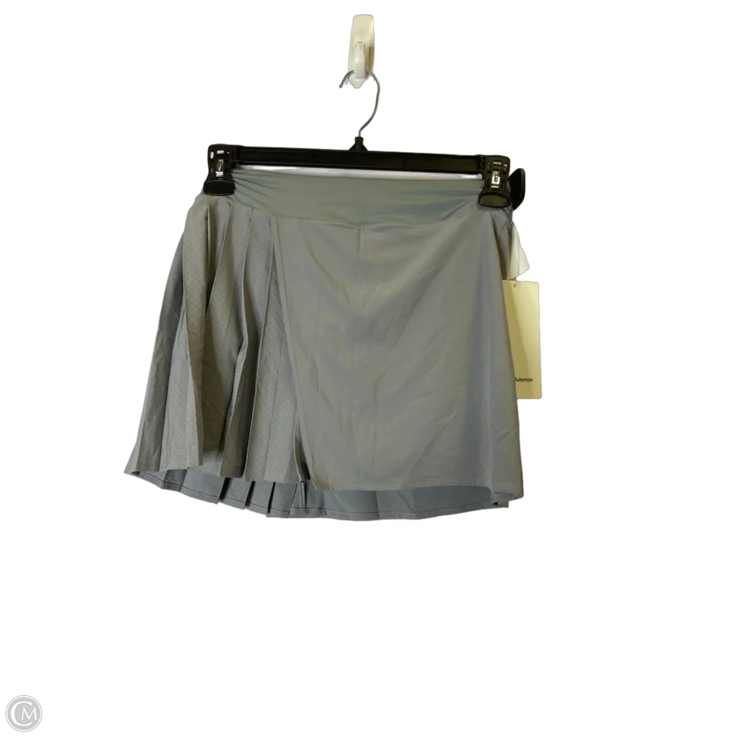 Athletic Skort By Lululemon In Grey, Size: 4