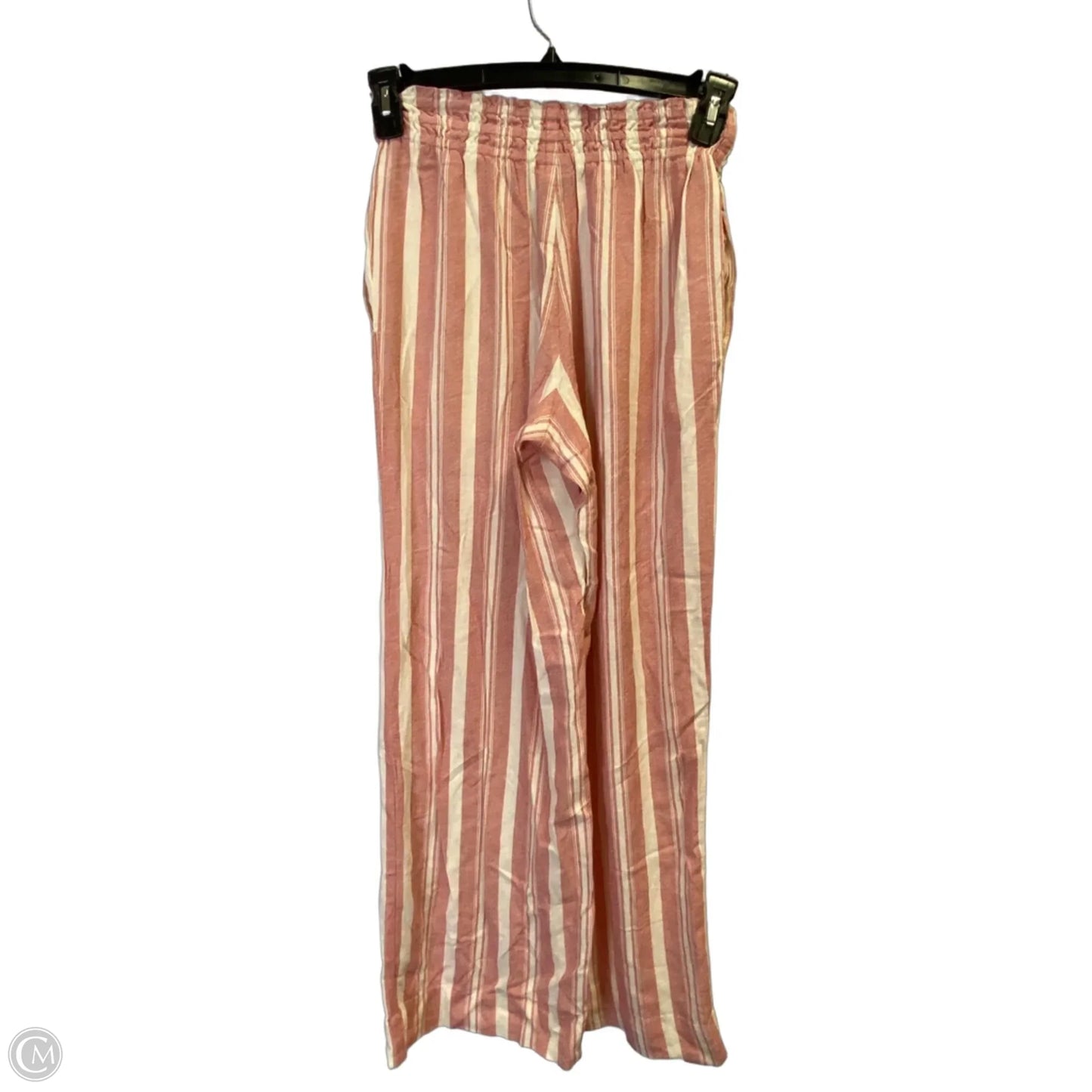 Pants Linen By A New Day In Red, Size: Xs