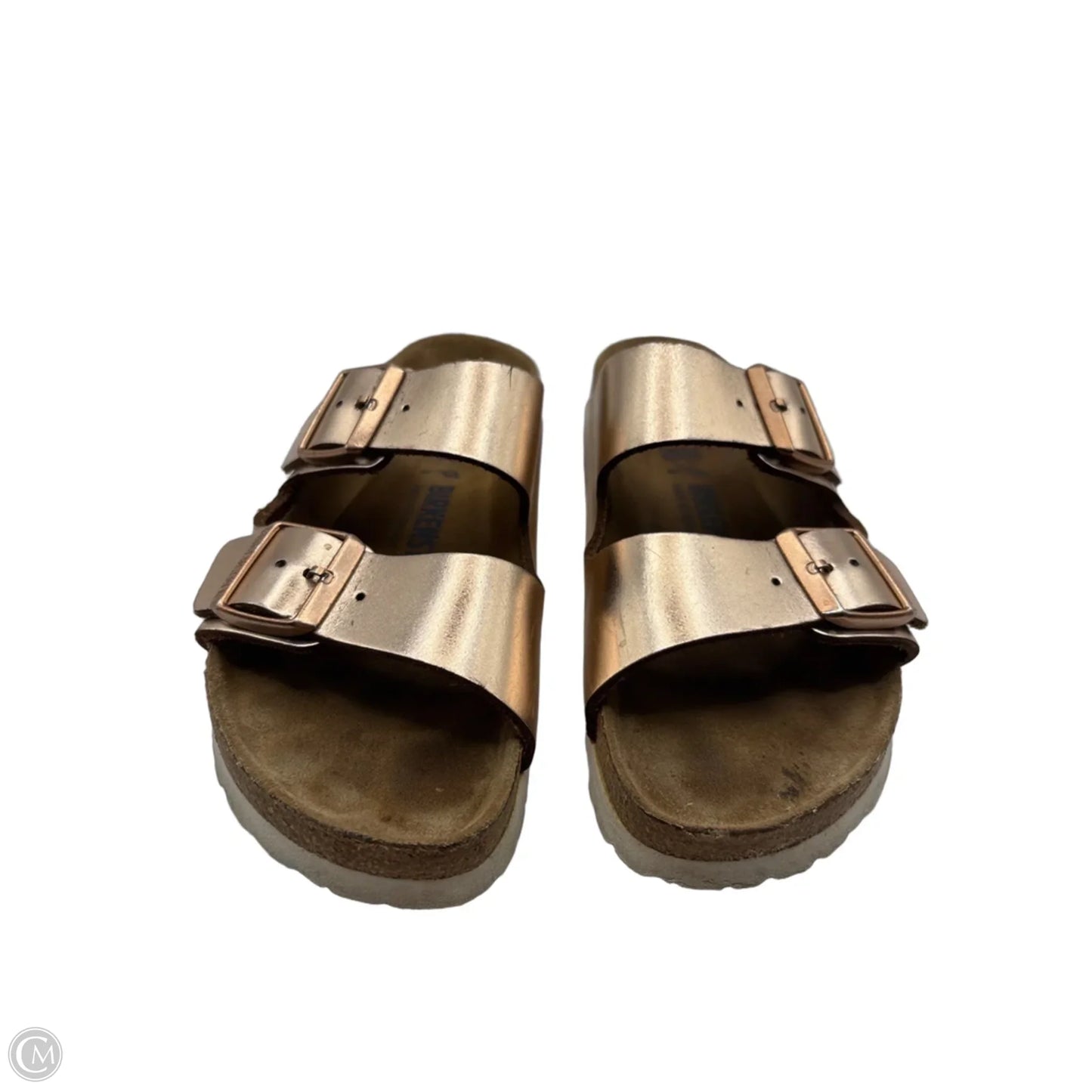 Sandals Flats By Birkenstock In Rose Gold, Size: 7