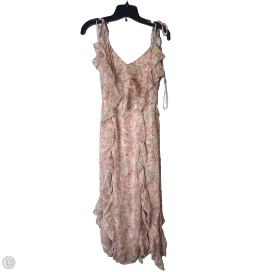 Dress Party Long By Clothes Mentor In Pink, Size: S