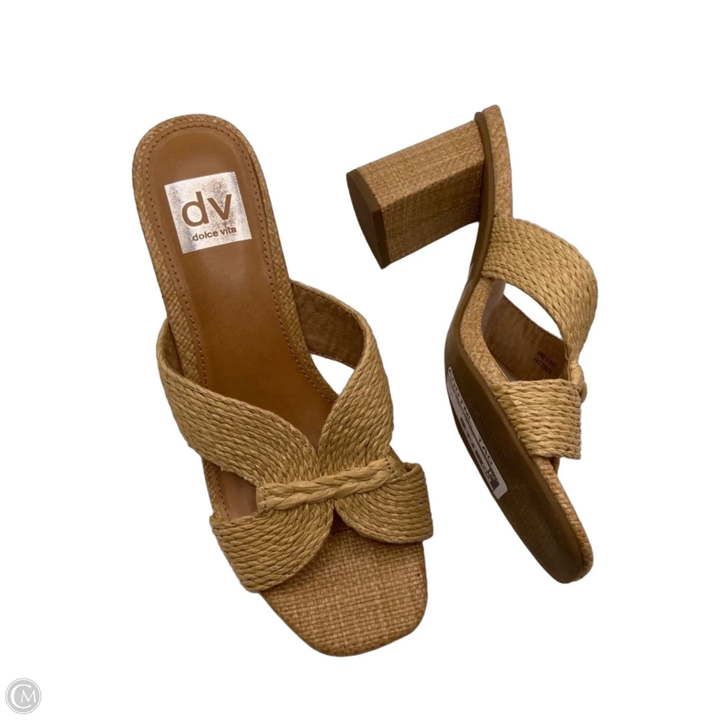 Shoes Heels Block By Dolce Vita In Tan, Size: 8