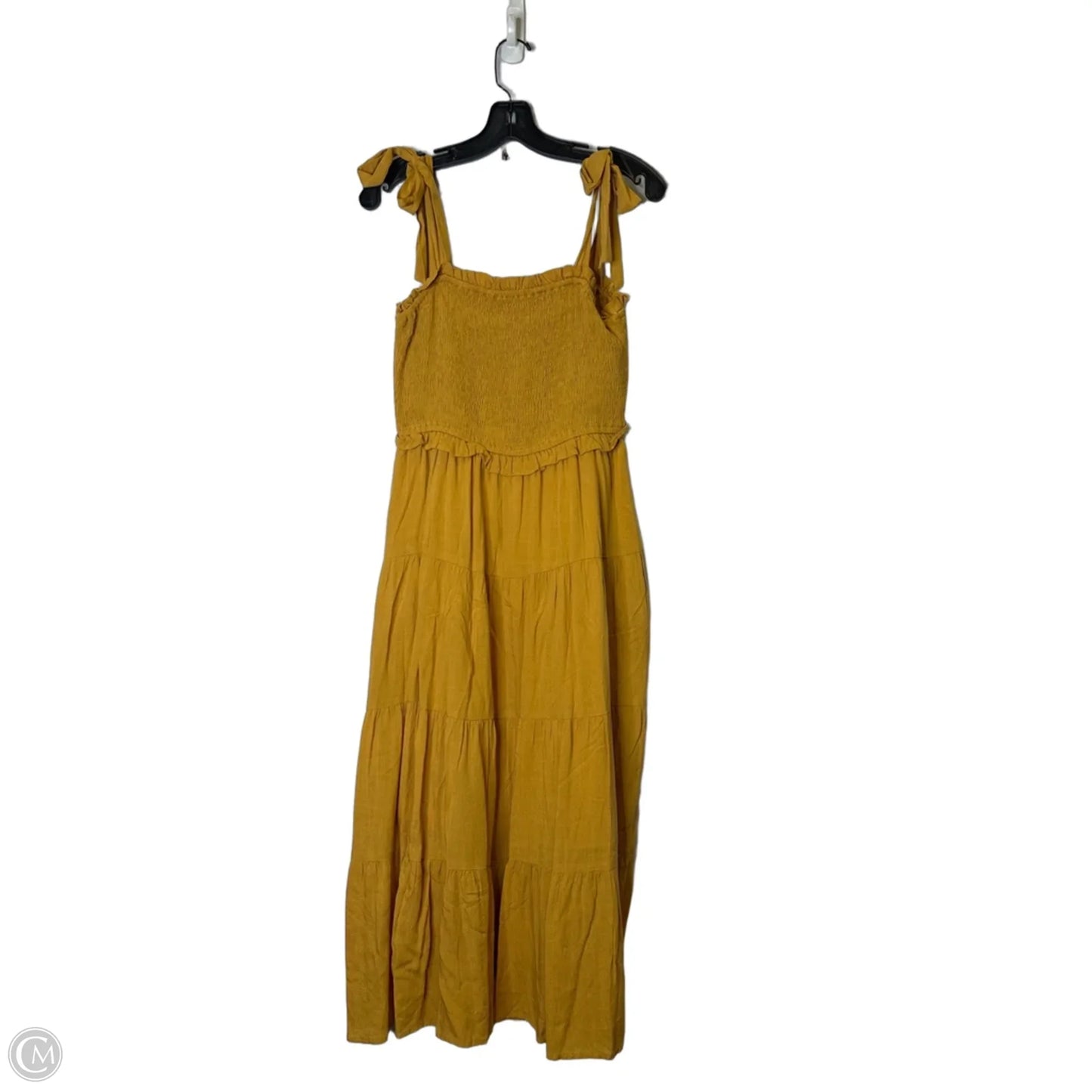 Dress Casual Midi By Jodifl In Yellow, Size: S