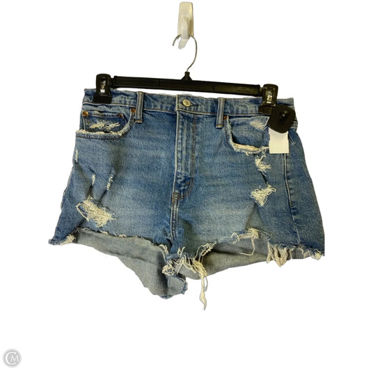 Shorts By Abercrombie And Fitch In Blue Denim, Size: 8