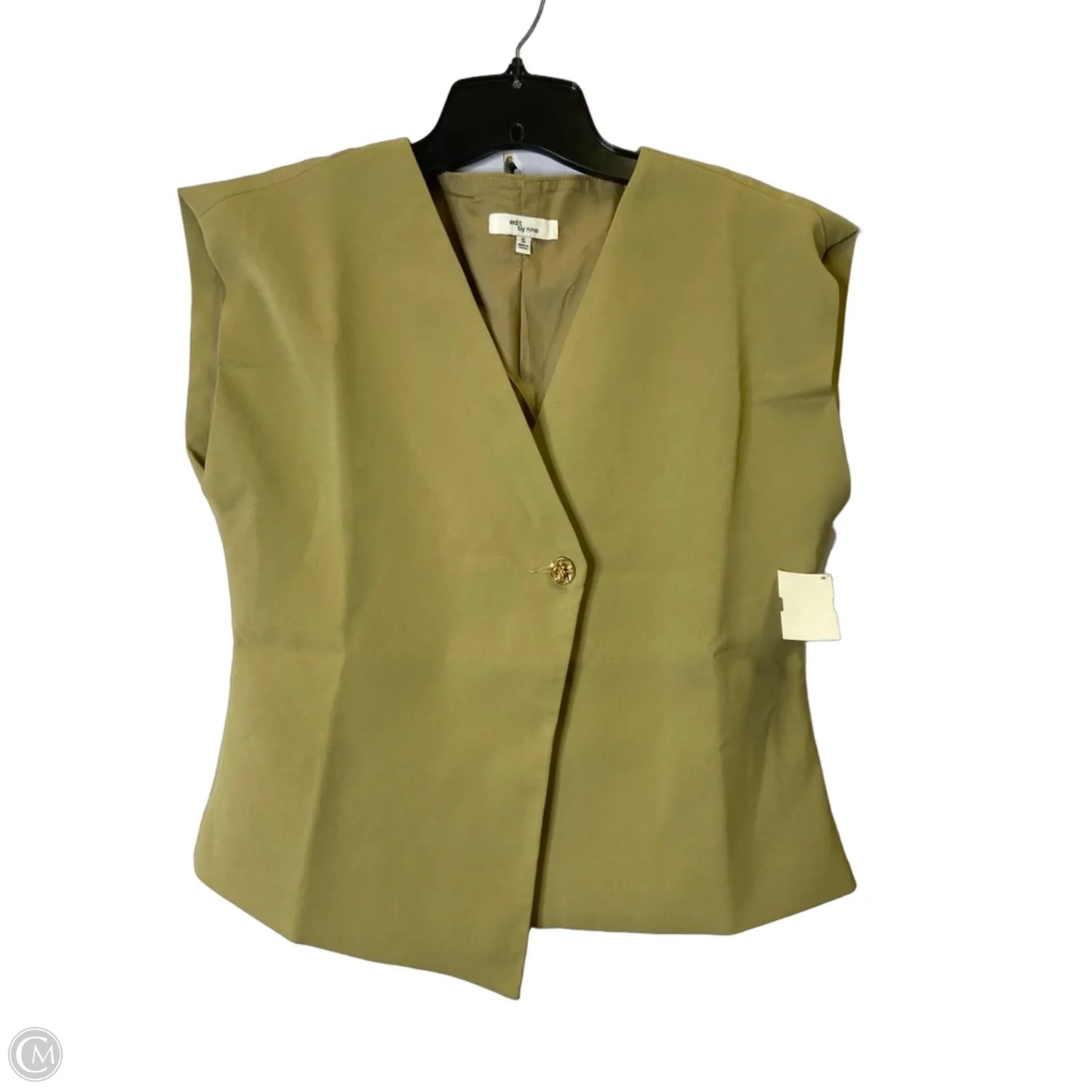 Top Sleeveless By Clothes Mentor In Green, Size: S