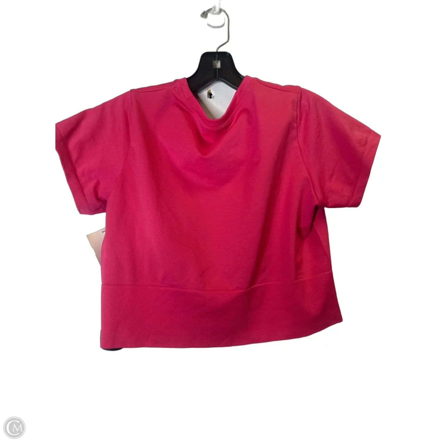 Athletic Top Short Sleeve By Offline In Pink, Size: Xl