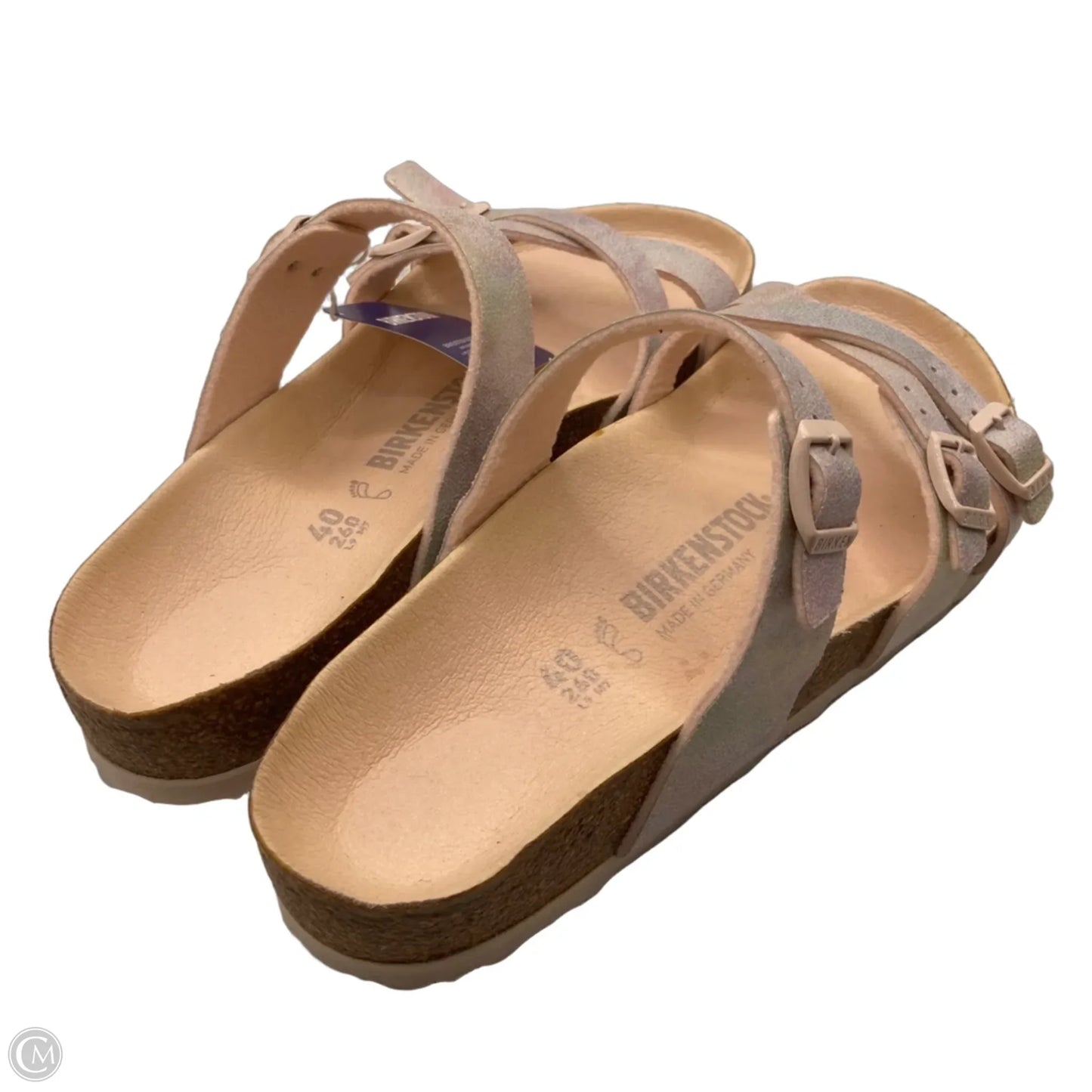 Sandals Flats By Birkenstock In Pink, Size: 9