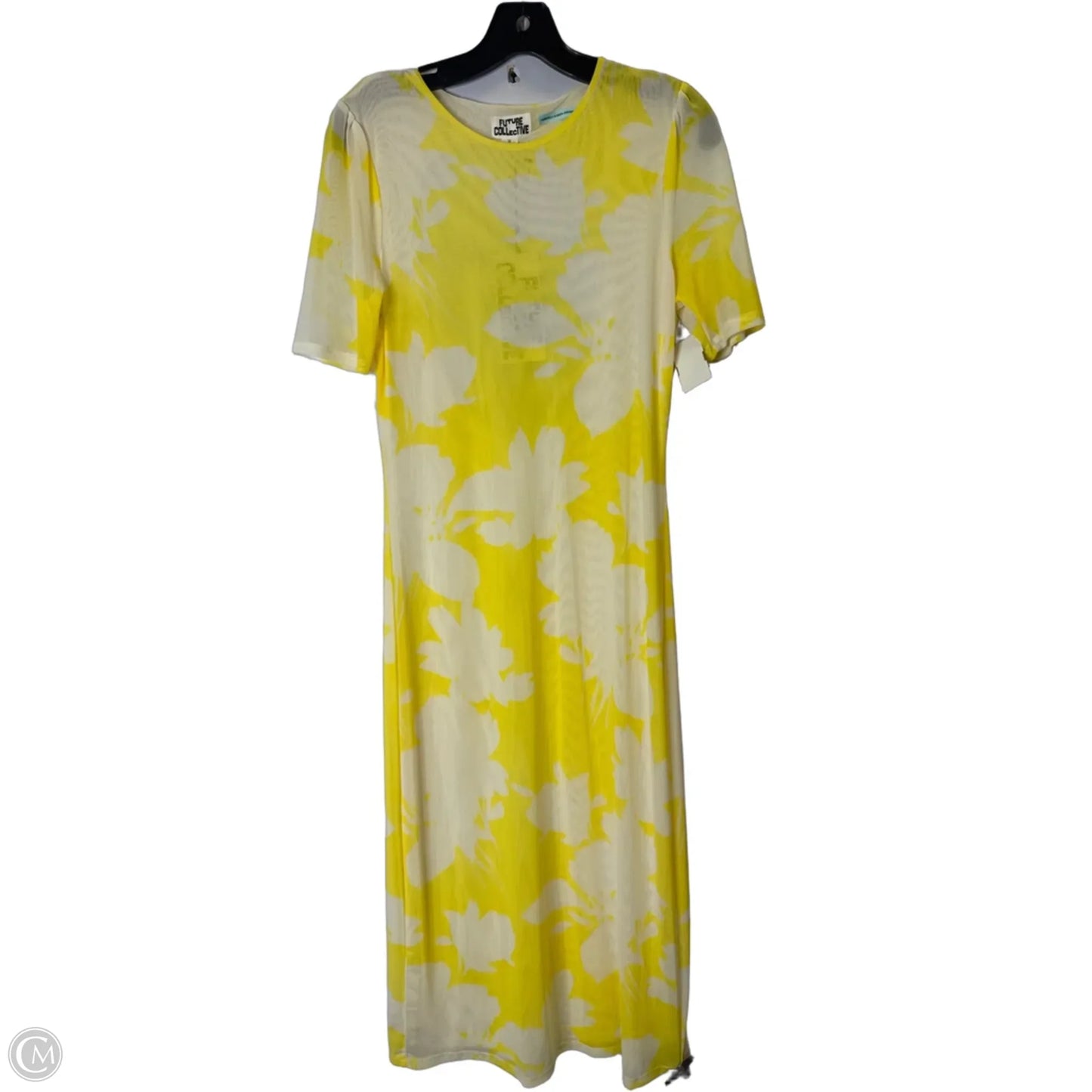 Dress Casual Midi By Future Collective In Yellow, Size: M