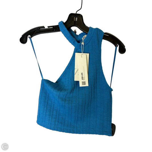 Top Sleeveless By Zara In Blue, Size: S